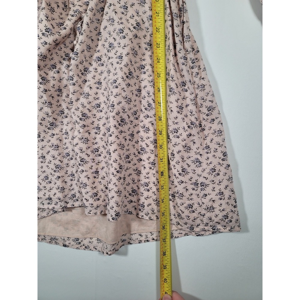 NWT Joie Galani Floral Long Sleeve Mini Dress Beige Ditsy Print Puff Sleeve S - Picture 12 of 12